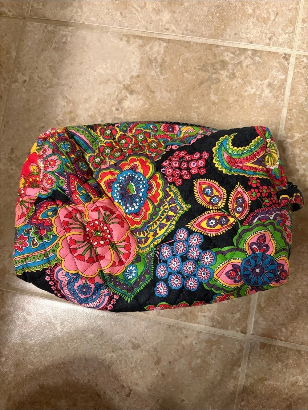 Large Vera Bradley makeup/cosmetic bag